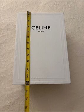 Celine White Box with Black Logo